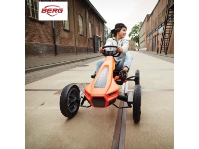 BERG Rally NRG Orange Go-Kart for Younger Children Aged 4 to 12 Years Old